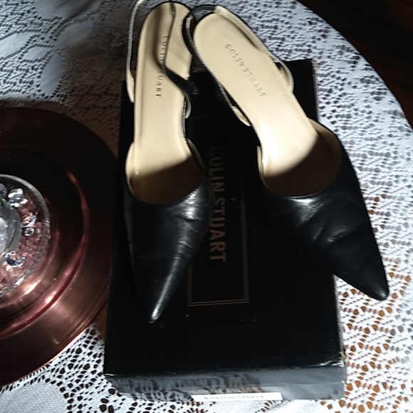 Colin Stewart sling back pointy toed heel - Picture 4 of 8